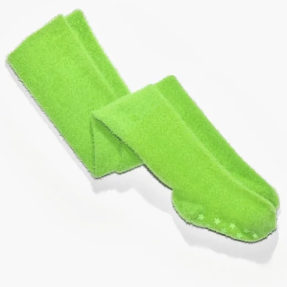 NWT UNOPENED Savage X Fenty Fluff It Up Cozy Night Sleep Socks - Neon Green - Picture 5 of 6